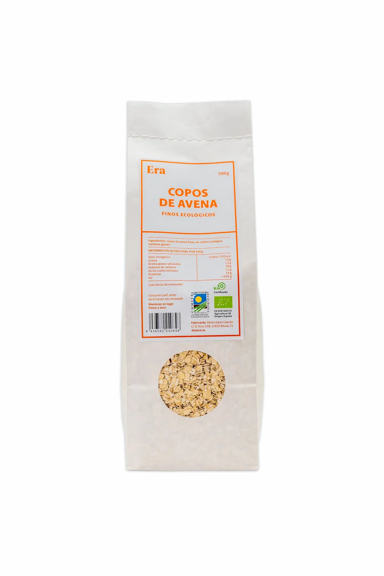 Copos de avena finos ecológicos <i>(Avena sativa)</i>