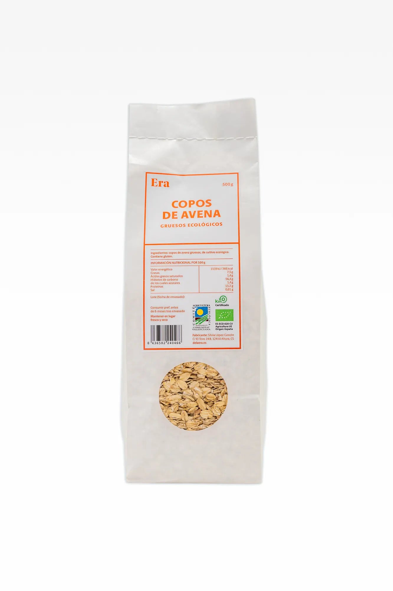 Copos de avena gruesos ecológicos <i>(Avena sativa)</i>
