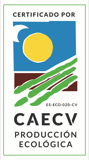 Certificado de producción ecológica CAECV · ES-ECO-020-CV